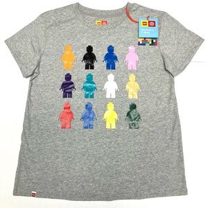 Womens Lego by Target Gray graphic T-shirt size S